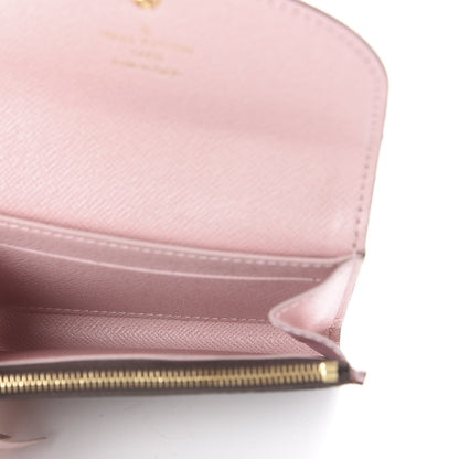 Louis Vuitton Damier Ebene Rosalie Coin Purse Rose Ballerine 4 of 5