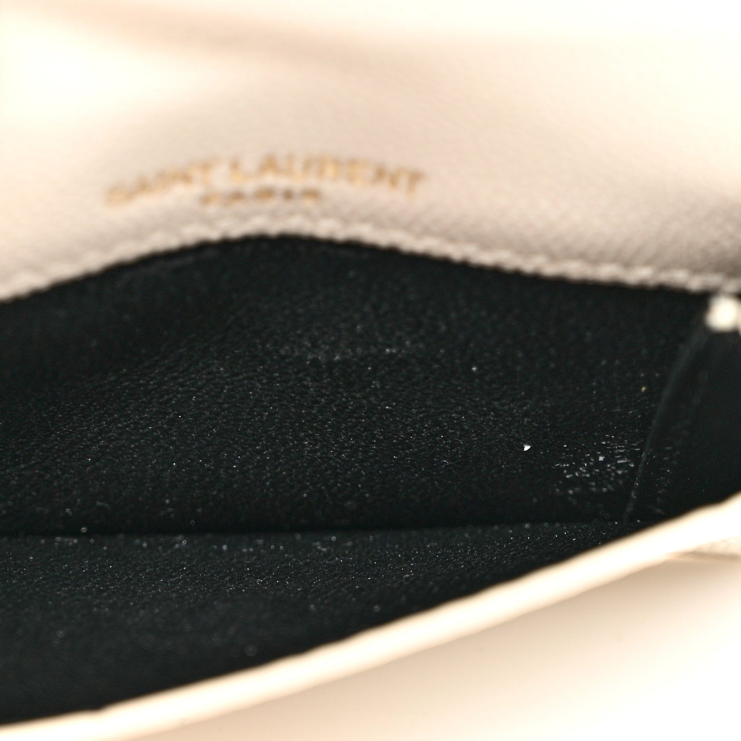 Grain De Poudre Uptown Monogram Card Case Blanc Vintage