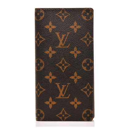 Louis Vuitton Monogram Porte Valeurs Checkbook Wallet 1 of 6