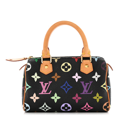 Louis Vuitton Monogram Multicolor Mini Sac HL Speedy Black 1 of 9