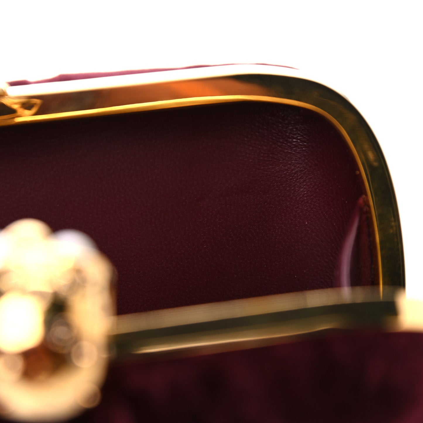 Velvet Britannia Skull Box Clutch