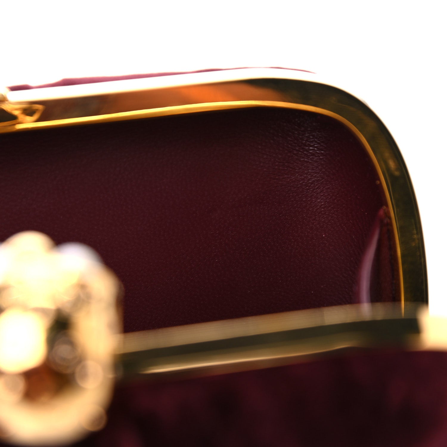 Alexander McQueen Velvet Britannia Skull Box Clutch 8 of 12