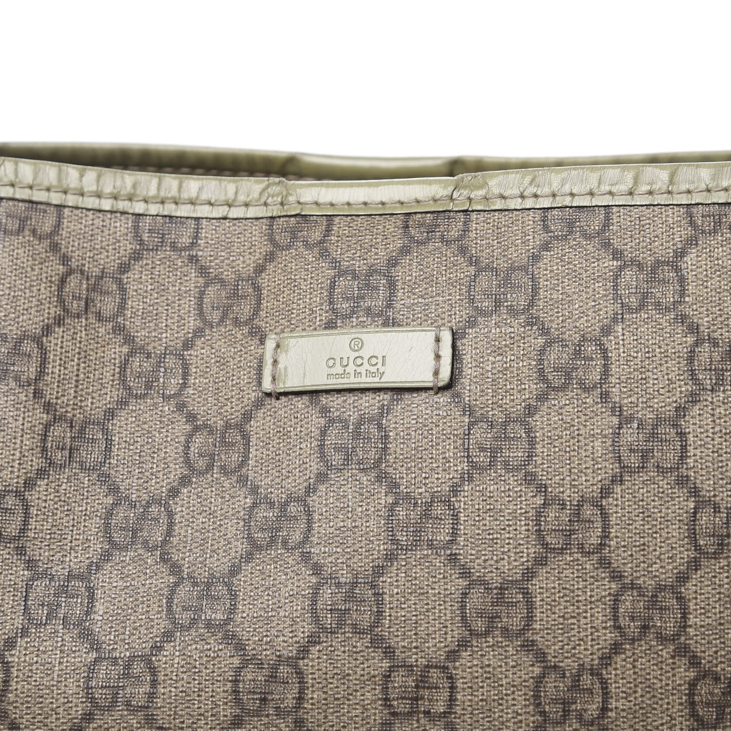 GG Plus Monogram Large Joy Tote Green