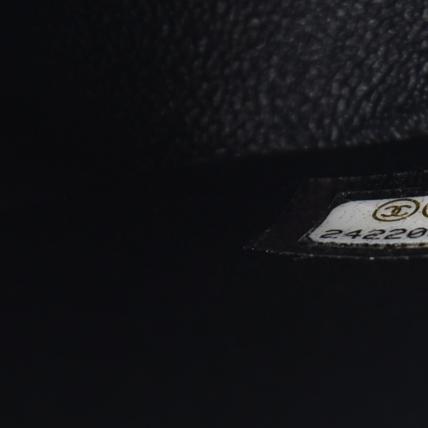 Chanel Lambskin Chevron Quilted Mini Square Flap Black 7 of 11