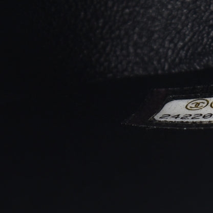 Chanel Lambskin Chevron Quilted Mini Square Flap Black 7 of 11