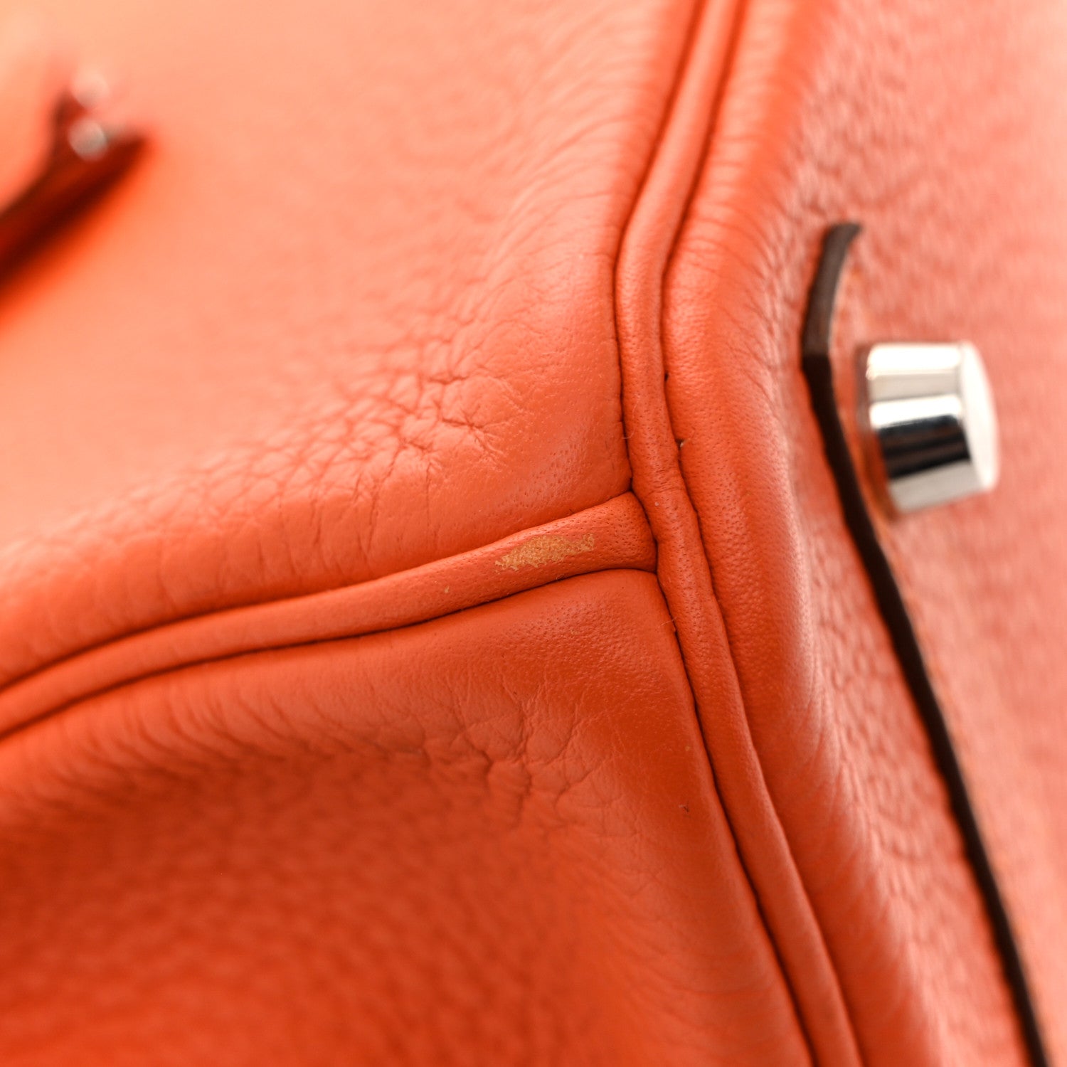 Hermes Taurillon Clemence Birkin 30 Feu 12 of 16
