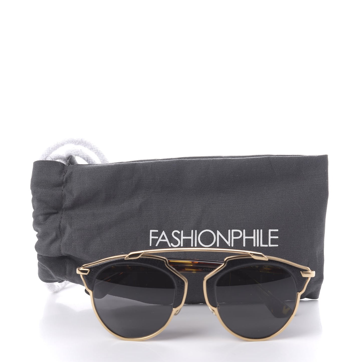 Metal Lambskin So Real Sunglasses Black