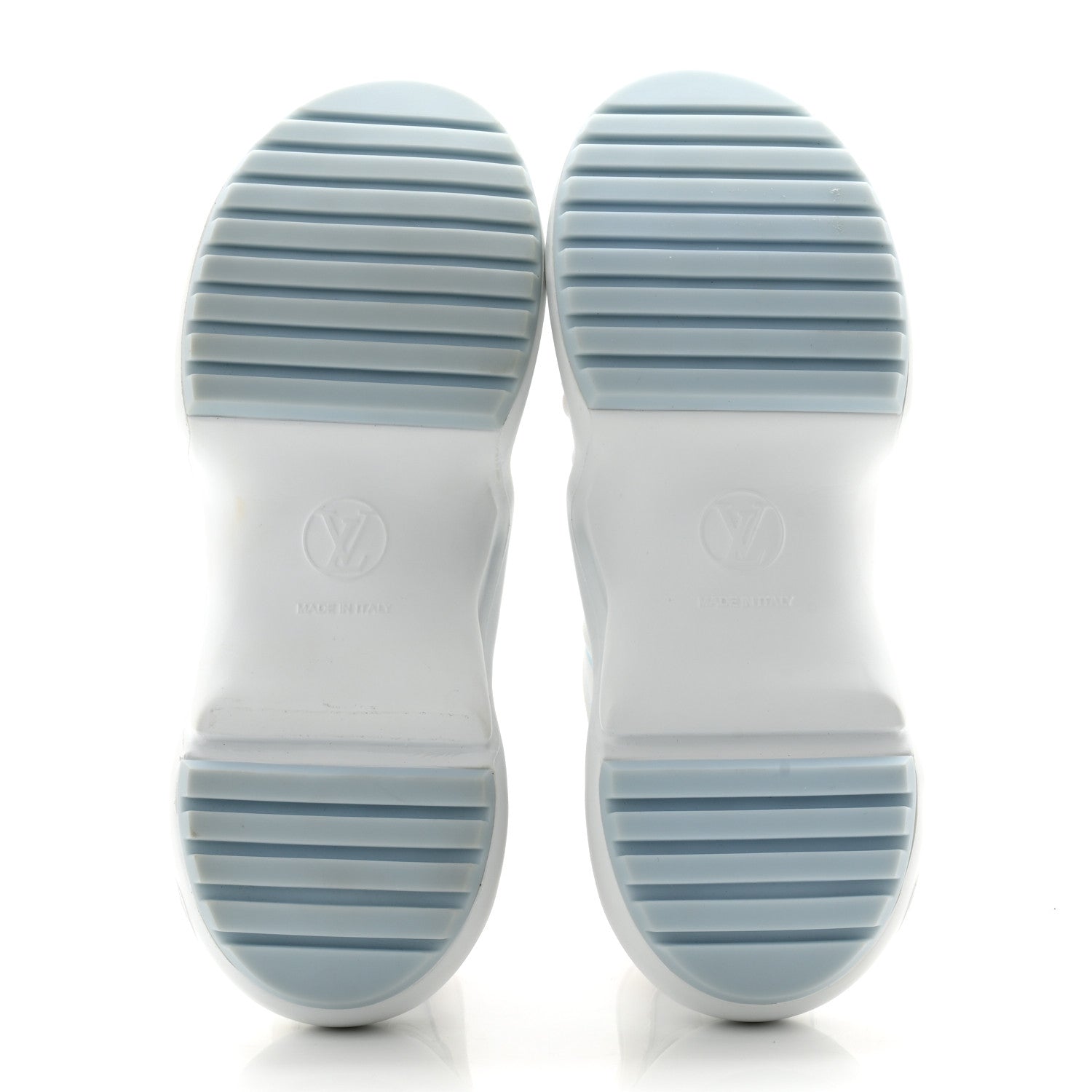 Louis Vuitton Calfskin LV Archlight Gradient Sneakers 36 Light Blue Pink 10 of 12