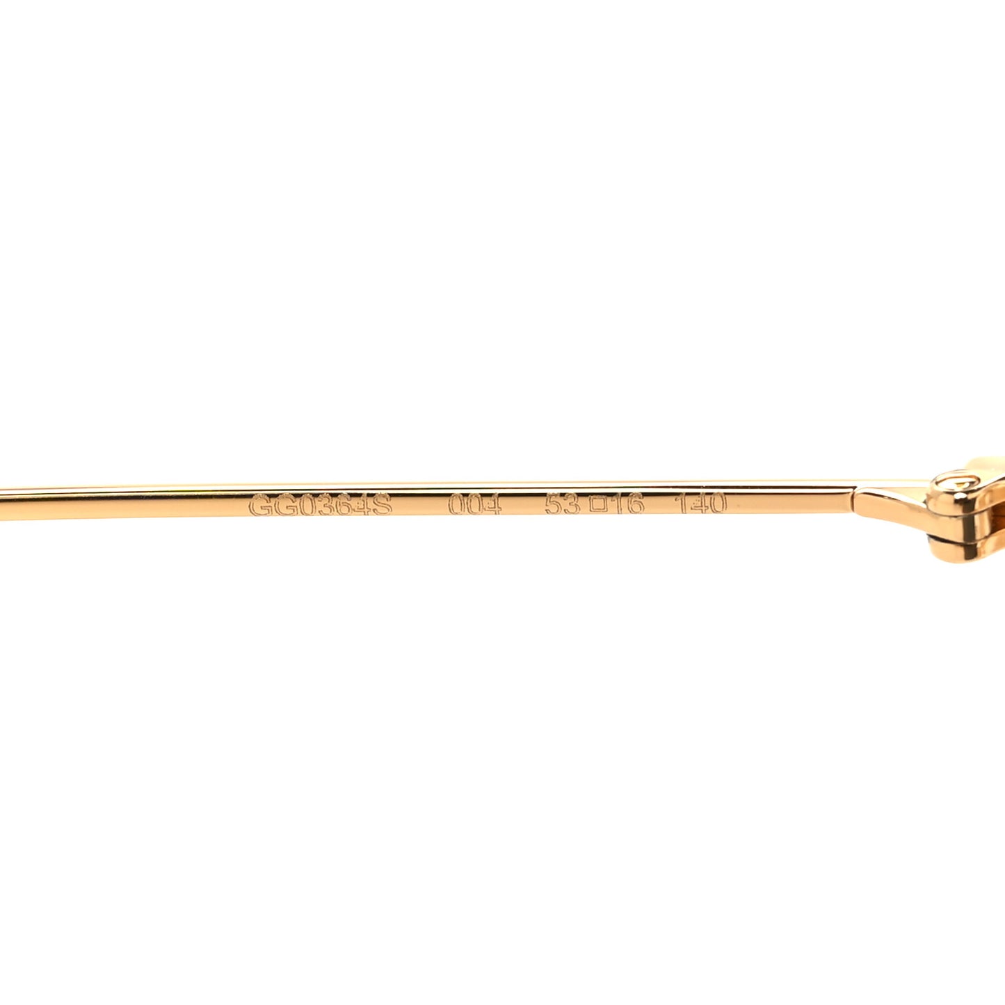 Metal Pearl Cat Eye Sunglasses GG0364S Gold