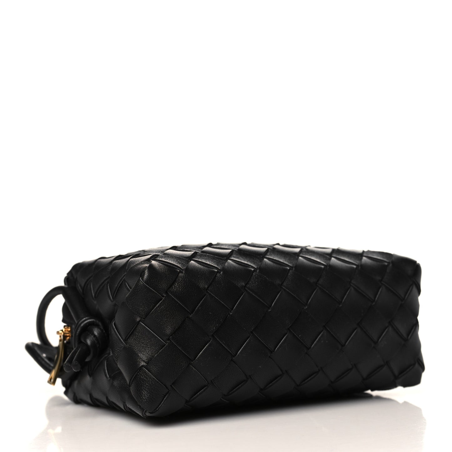 Nappa Intrecciato Mini Loop Camera Bag Black