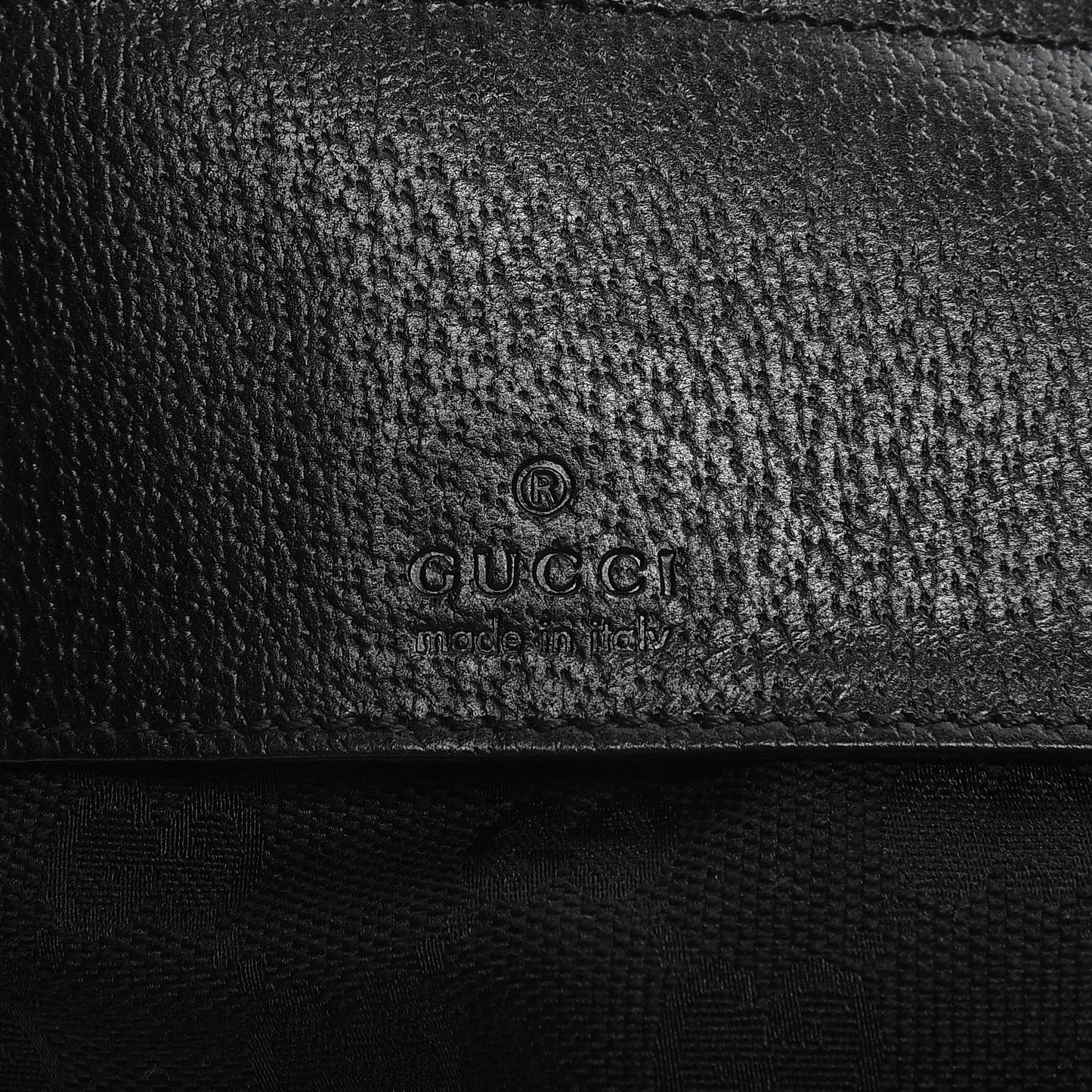 Monogram Belt Bag Black
