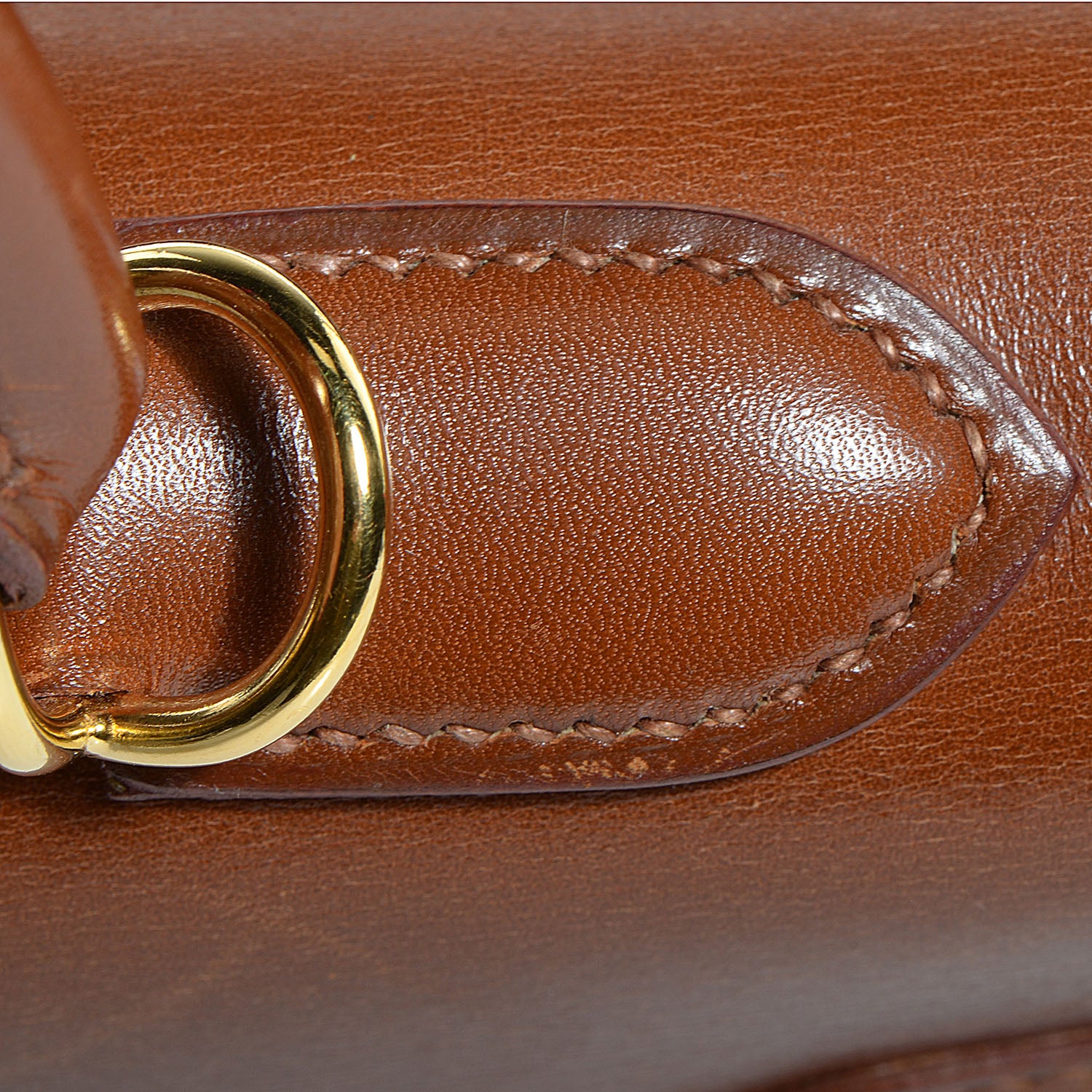 Hermes Veau Tadelakt Kelly Sellier 35 Fauve 4 of 21