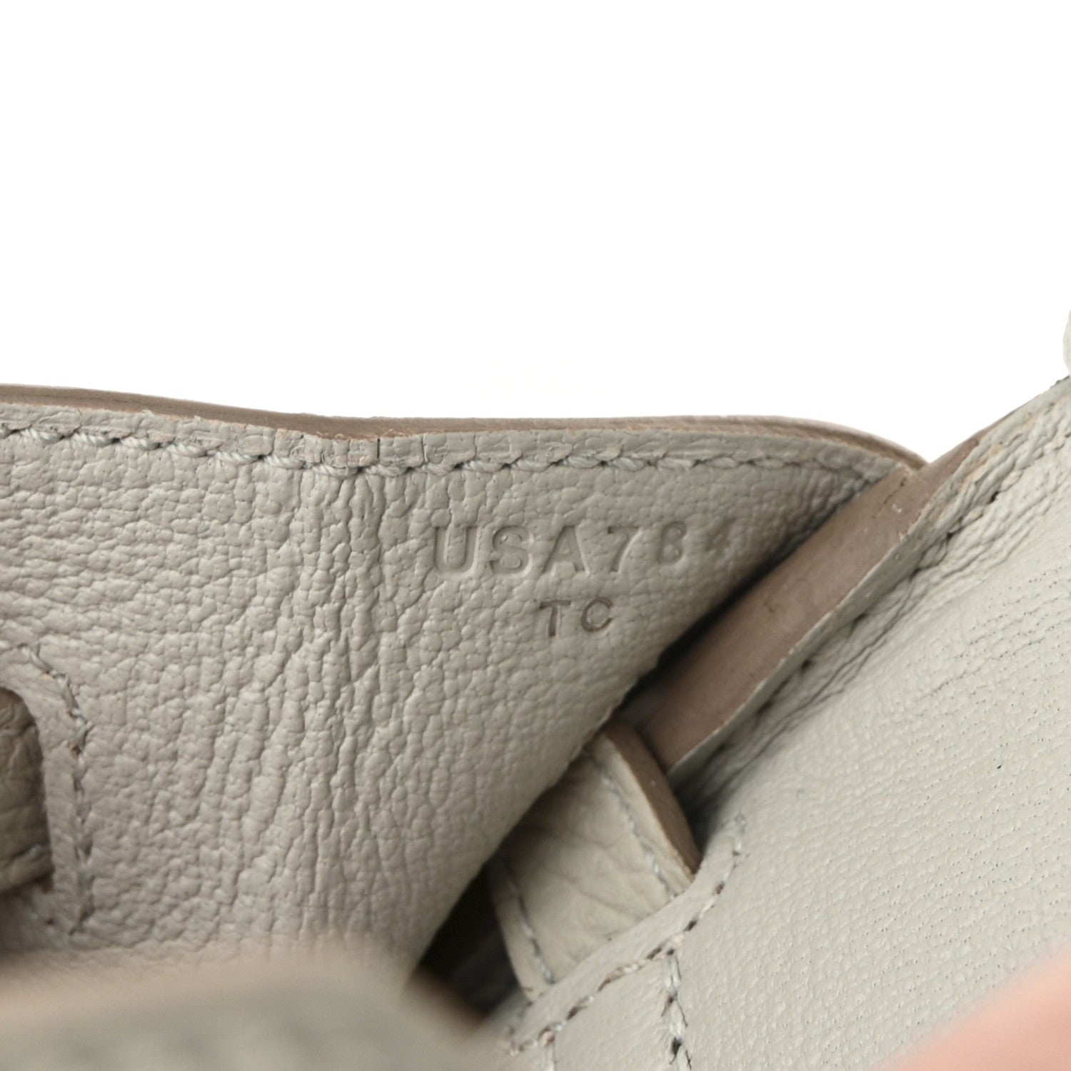 Hermes Togo Birkin 25 Gris Pale 7 of 11