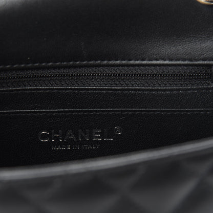 Chanel Lambskin Quilted Mini Square Flap Black 8 of 11