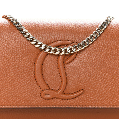 Christian Louboutin Grained Calfskin By My Side Wallet On Chain Cuoio 7 of 11