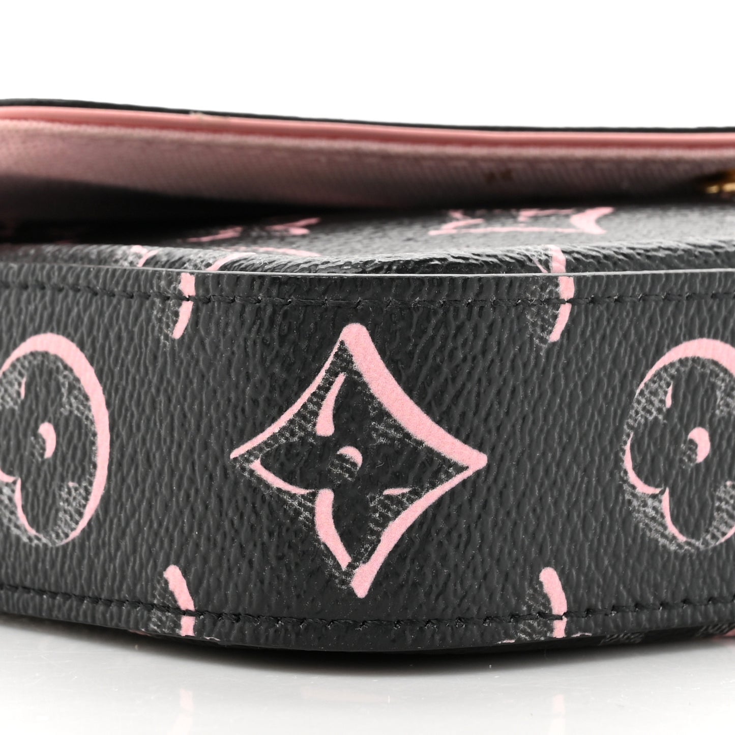 Monogram Fall For You Felicie Strap & Go Black