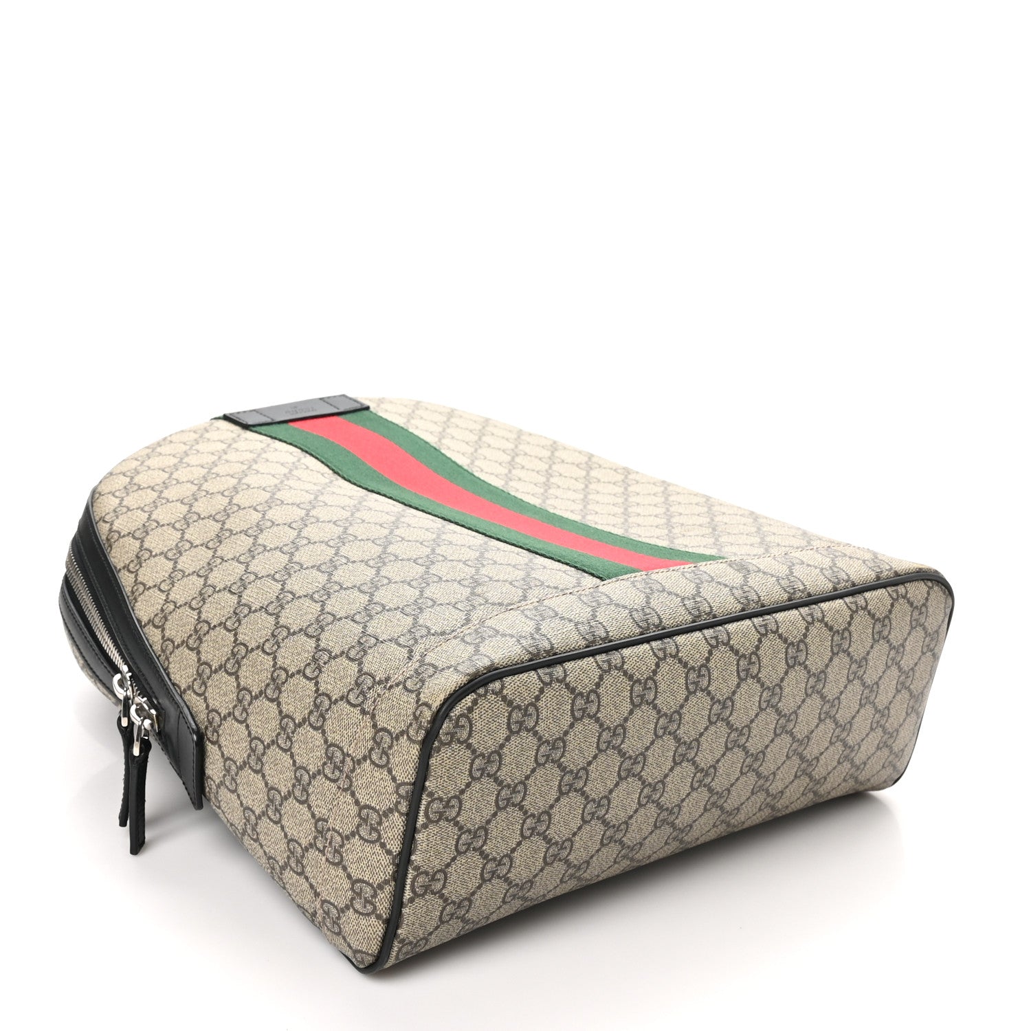 Gucci GG Supreme Monogram Web Dome Backpack Black 4 of 10