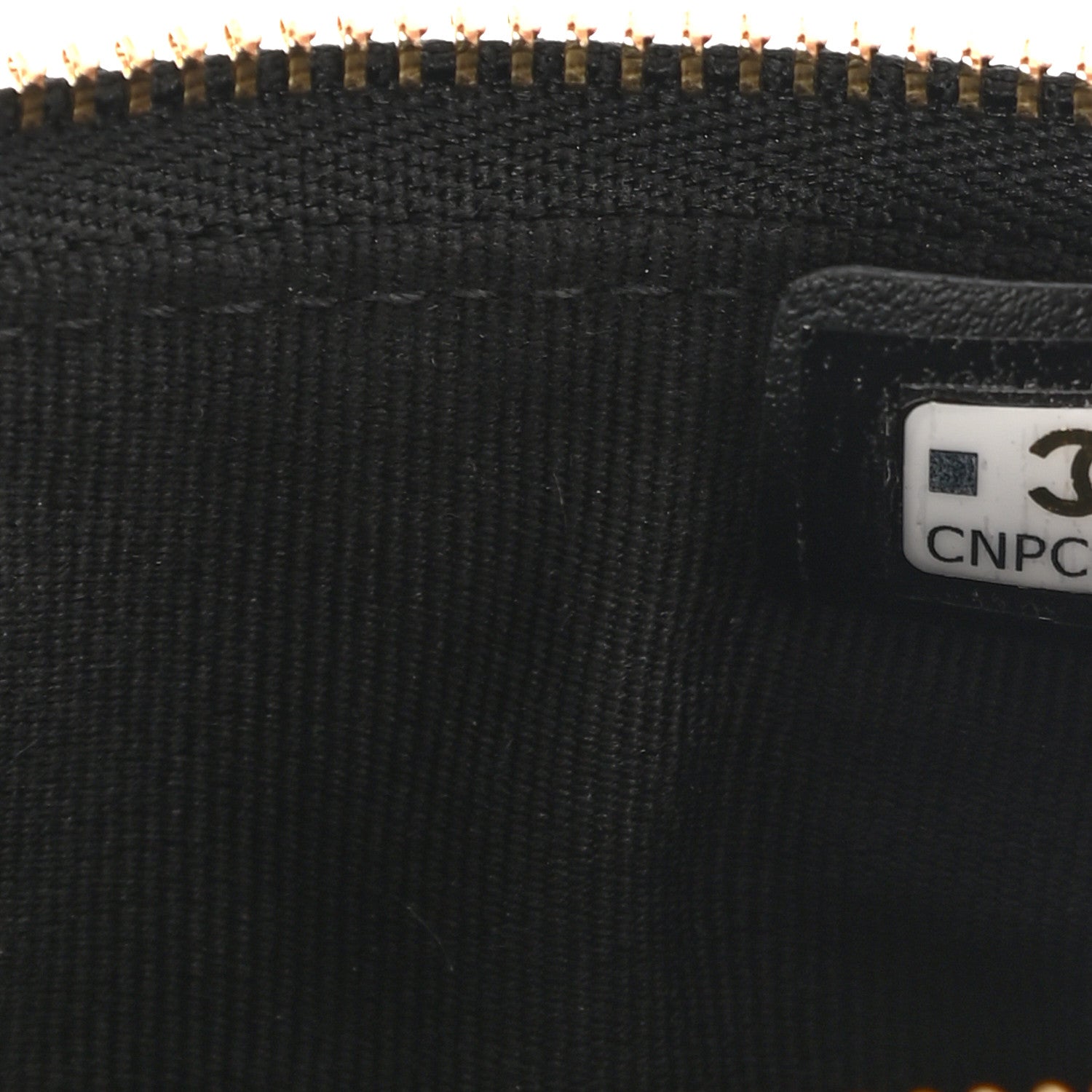Chanel Caviar Quilted Studded CC Small Pouch Black 7 of 8