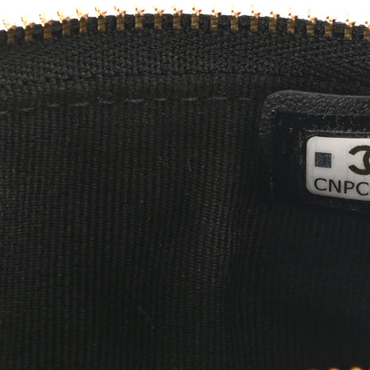 Chanel Caviar Quilted Studded CC Small Pouch Black 7 of 8