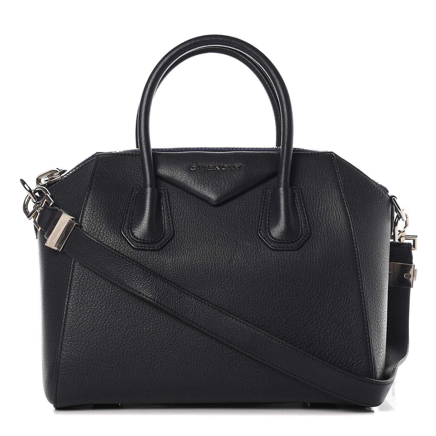 Givenchy Sugar Goatskin Small Antigona Navy 1 of 11
