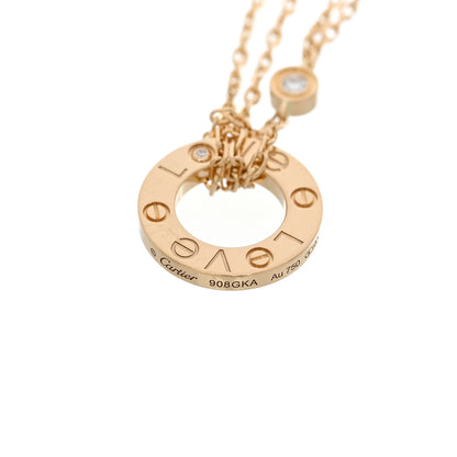 Cartier 18K Yellow Gold Diamond Love Bracelet 3 of 4