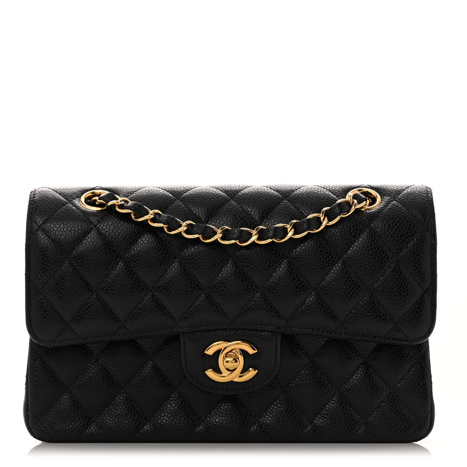 Chanel Caviar Quilted Small Double Flap Black 1 of 14
