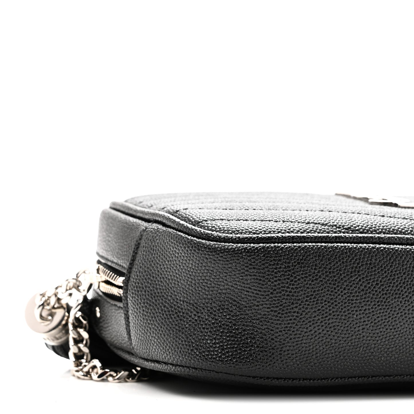 Grain De Poudre Matelasse Monogram Mini Lou Camera Bag Black