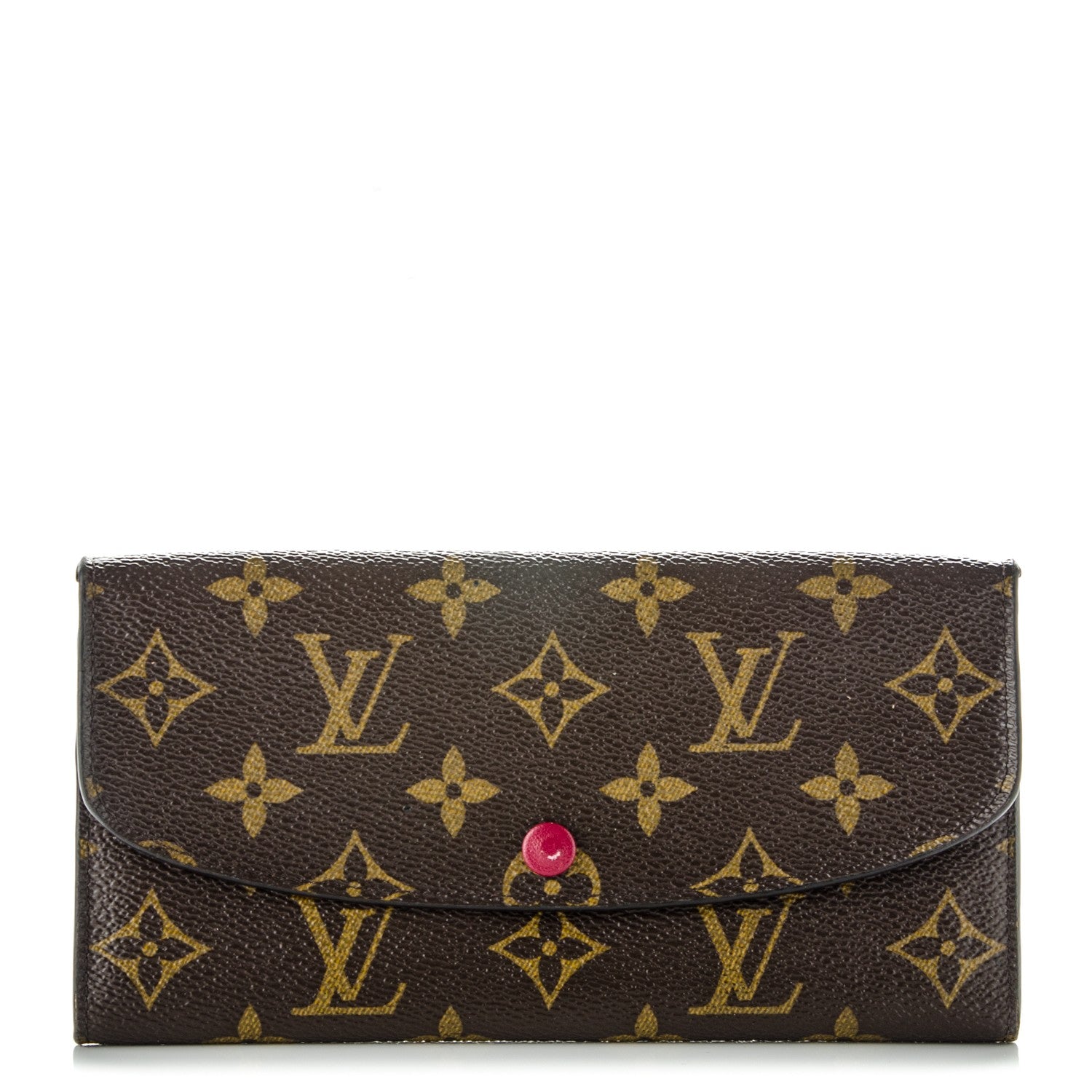 Louis Vuitton Monogram Emilie Wallet Fuchsia 1 of 8