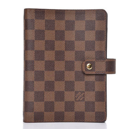 Louis Vuitton Damier Ebene Medium Ring Agenda Cover 1 of 8