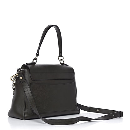 Chloe Calfskin Small Faye Day Shoulder Bag Deep Forest 3 of 9
