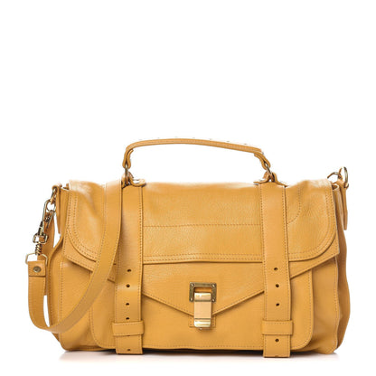 Proenza Schouler Lambskin Medium PS1 Satchel Mustard 1 of 13
