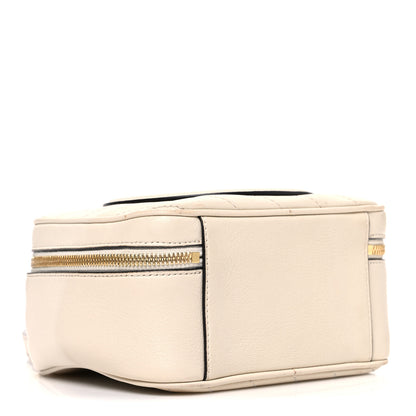 Gucci Sakai Be Green Calfskin Diagonal Stitched Blondie Top Handle Bag Mystic White 4 of 12