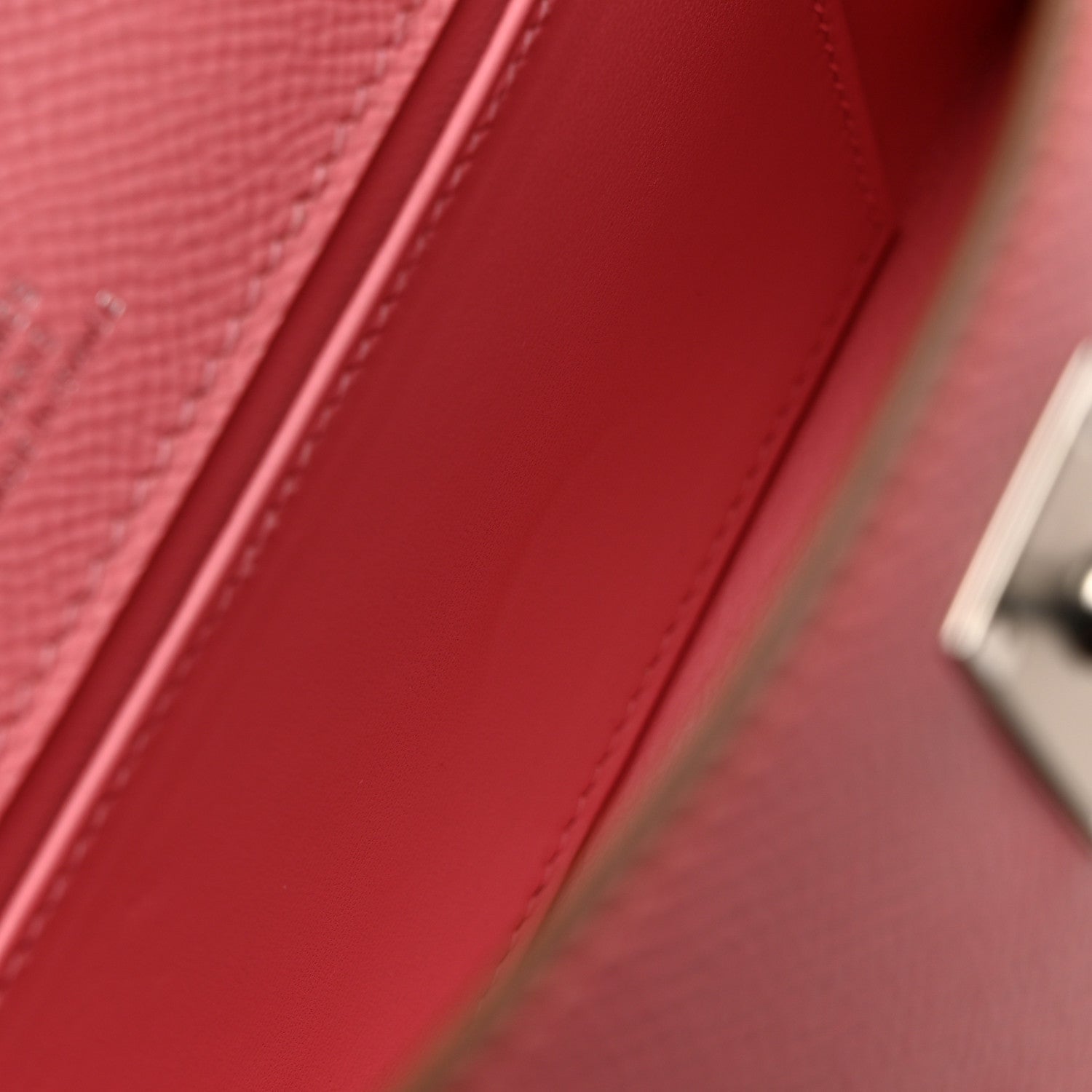 Hermes Epsom Kelly Pochette Clutch Rose Confetti 12 of 13