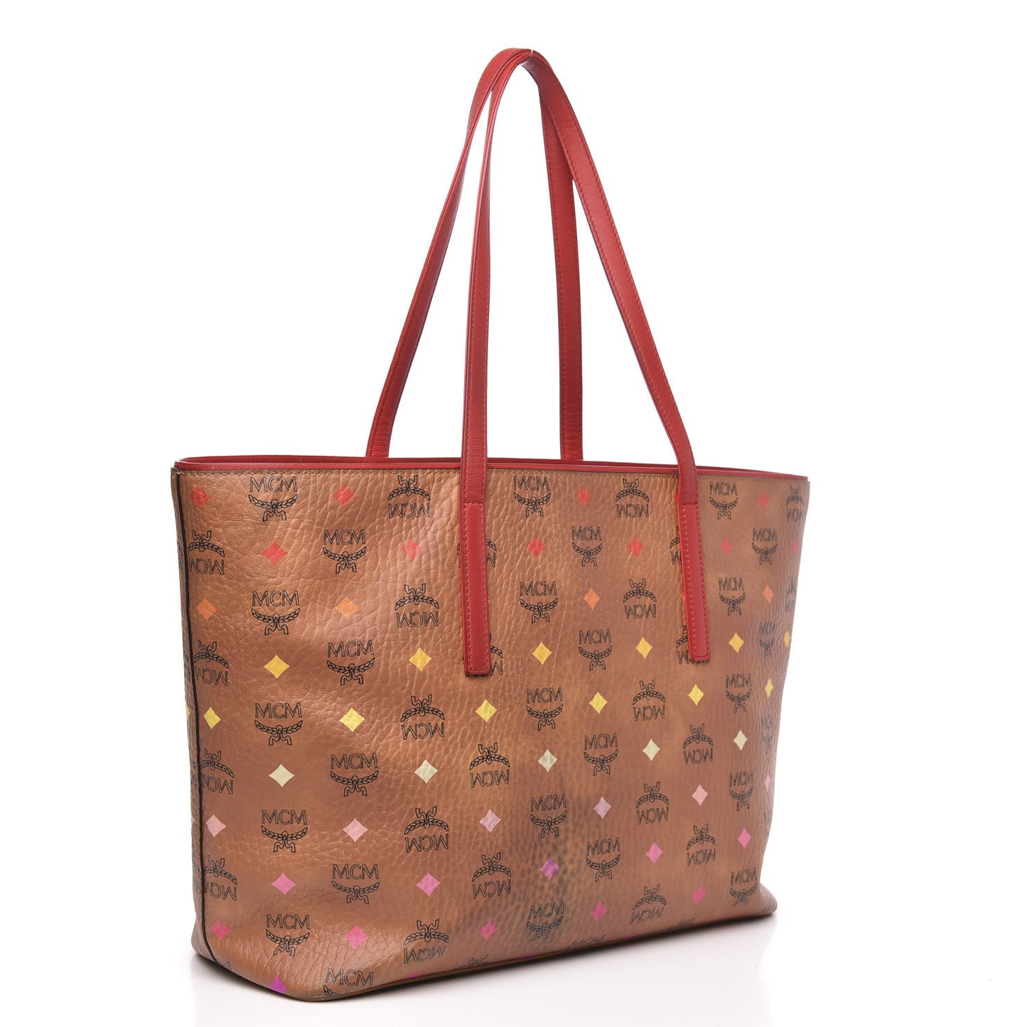 Visetos Spektrum Medium Anya Shopper Tote Cognac