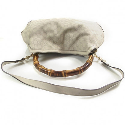 Gucci Guccissima Peggy Bamboo Top Handle Bag Ivory 6 of 11