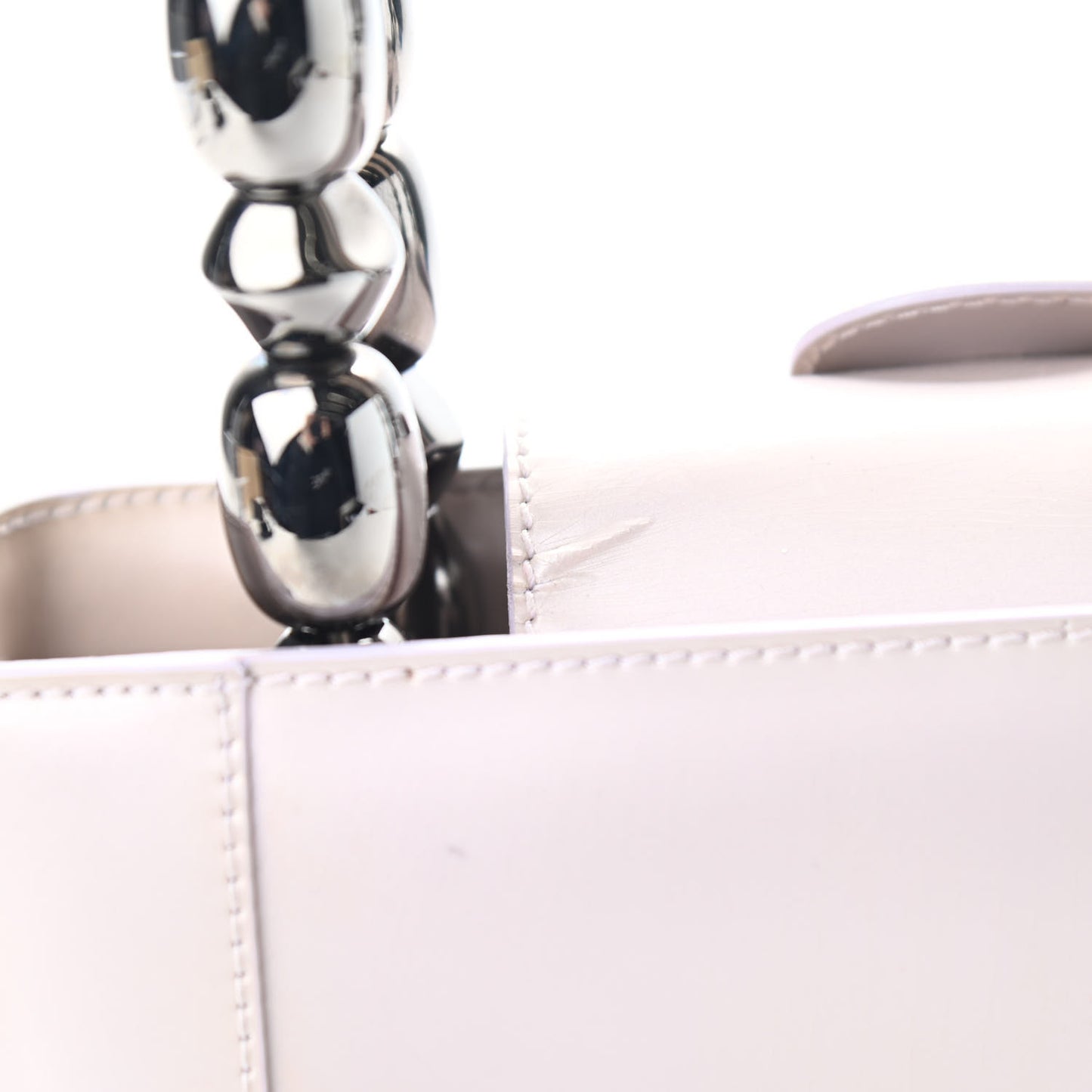 Patent Beaded Malice Tote Light Purple