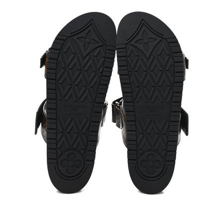Louis Vuitton Monogram Bom Dia Mule Sandals 40 Black 6 of 9