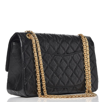 Chanel Aged Calfskin Quilted 2.55 Reissue 226 Flap Black 4 of 9