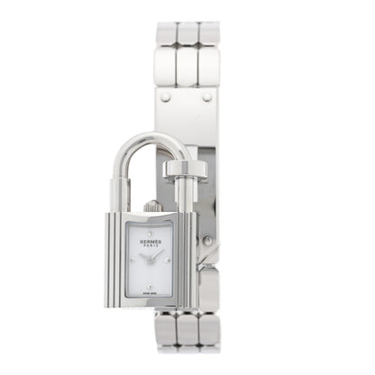 Hermes Stainless Steel 16mm Kelly Quartz Watch 1 of 6