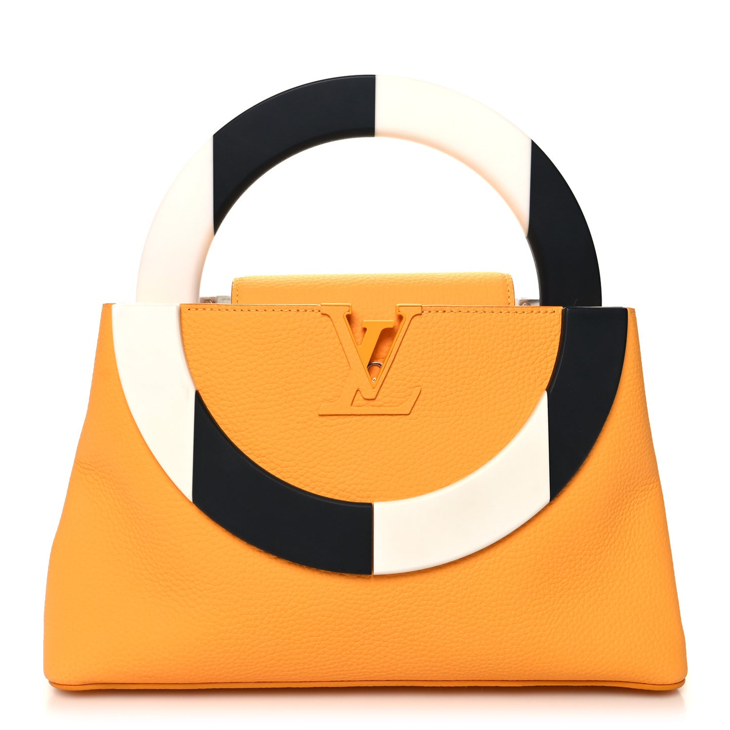 Taurillon Daniel Buren Artycapucines MM Orange White