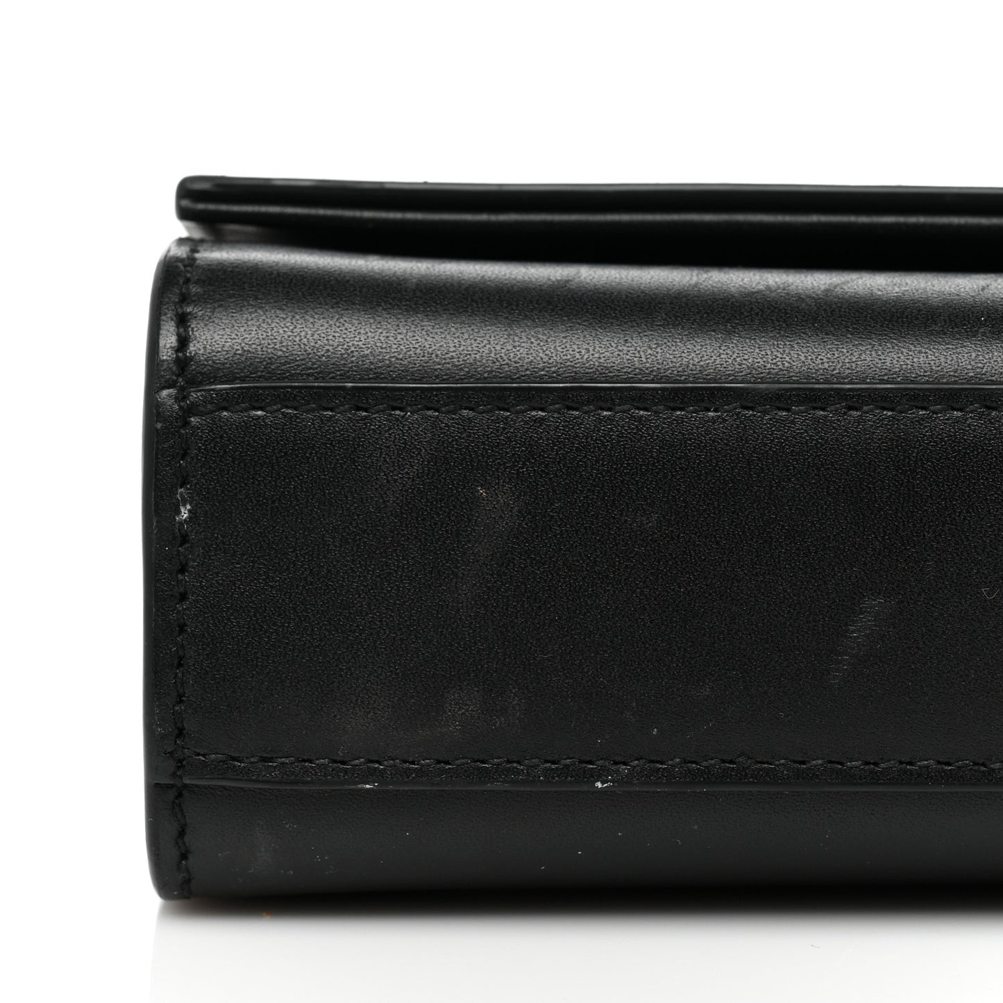 Smooth Calfskin Medium Classic Monogram Kate Tassel Satchel Black
