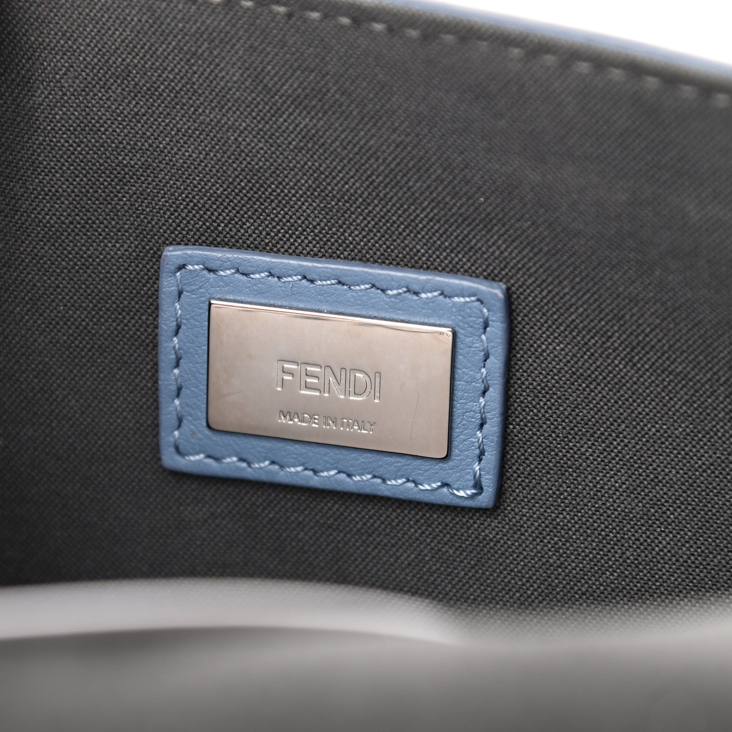 Fendi Vitello Dolce 3Baguette Shoulder Bag Light Blue 6 of 14