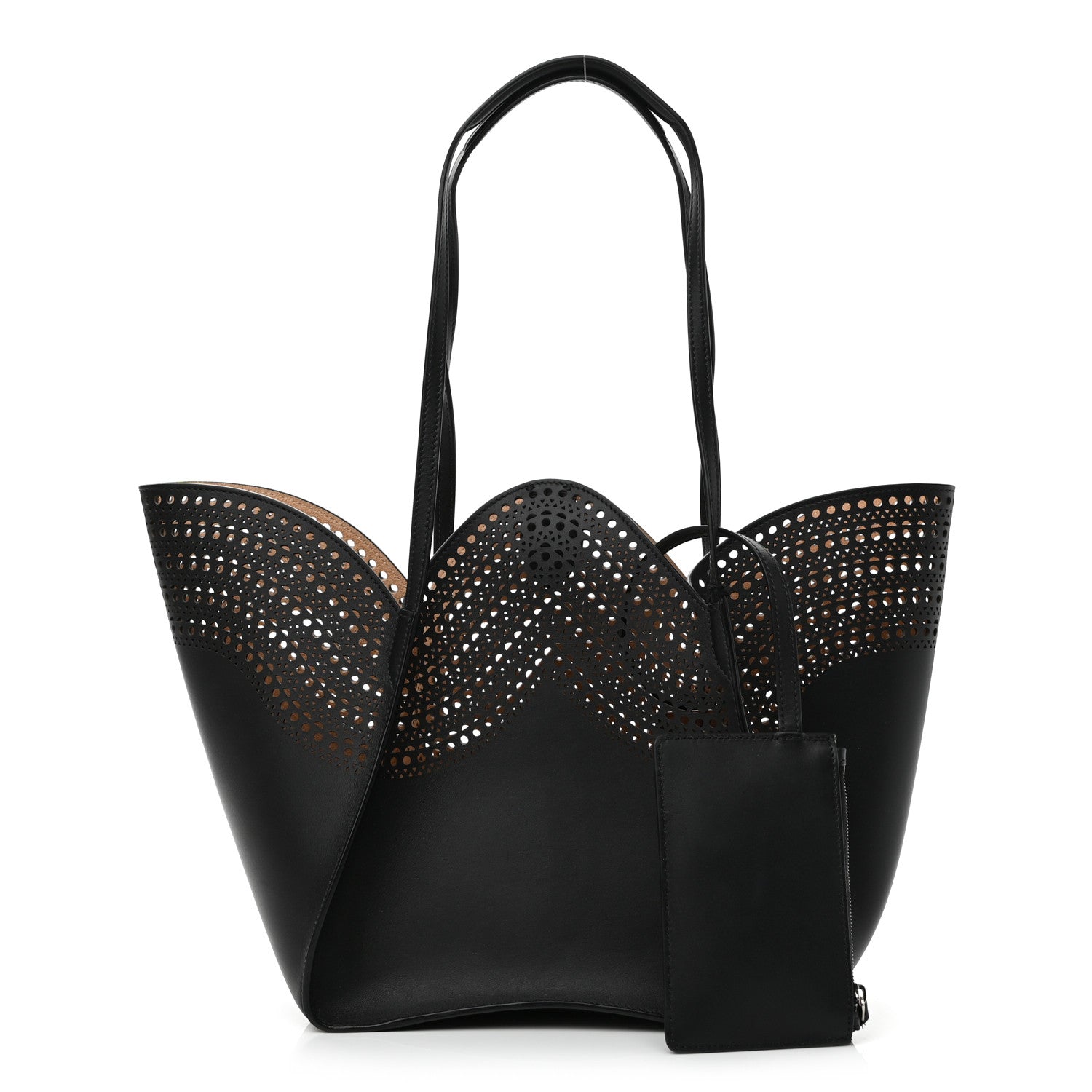 Alaia Calfskin Vienne Lili 22 Tote Black 1 of 11