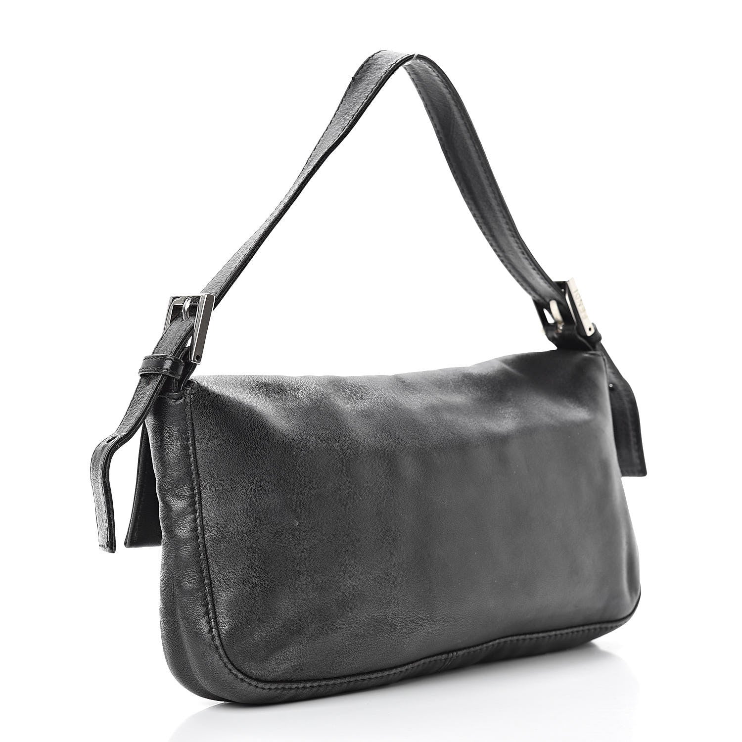 Fendi Calfskin Baguette Black 3 of 20