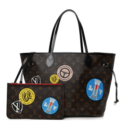 Louis Vuitton Monogram World Tour Neverfull MM 1 of 15