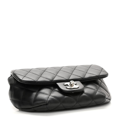Chanel Calfskin Quilted CC Uniform Flap Belt Bag Black 4 of 11