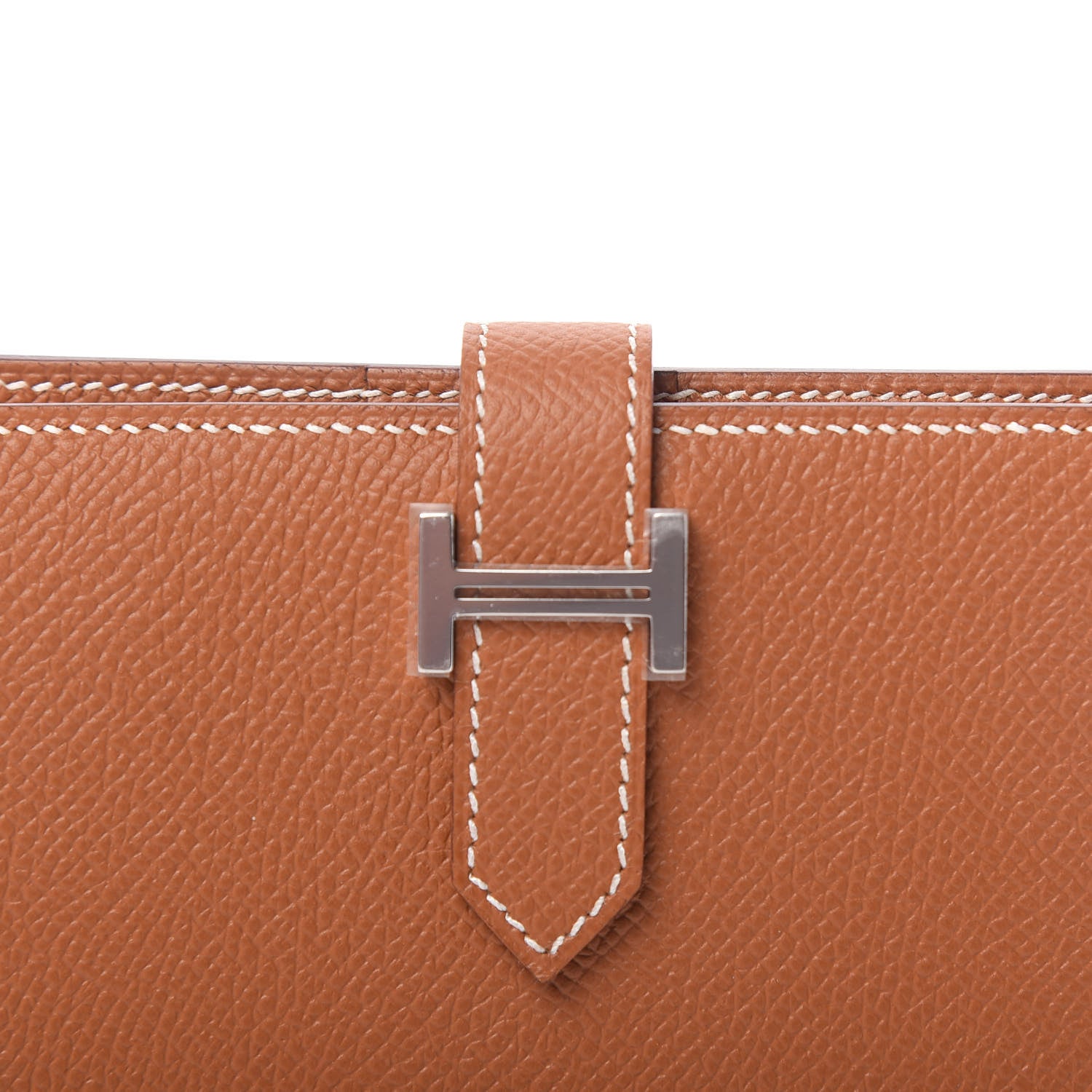 Hermes Epsom Bearn Compact Wallet Gold 8 of 9