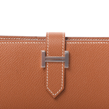 Hermes Epsom Bearn Compact Wallet Gold 8 of 9