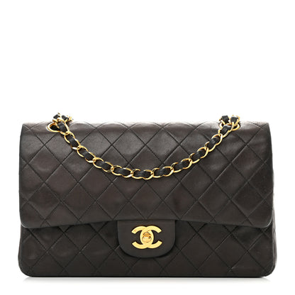 Chanel Lambskin Quilted Medium Double Flap Black 1 of 19