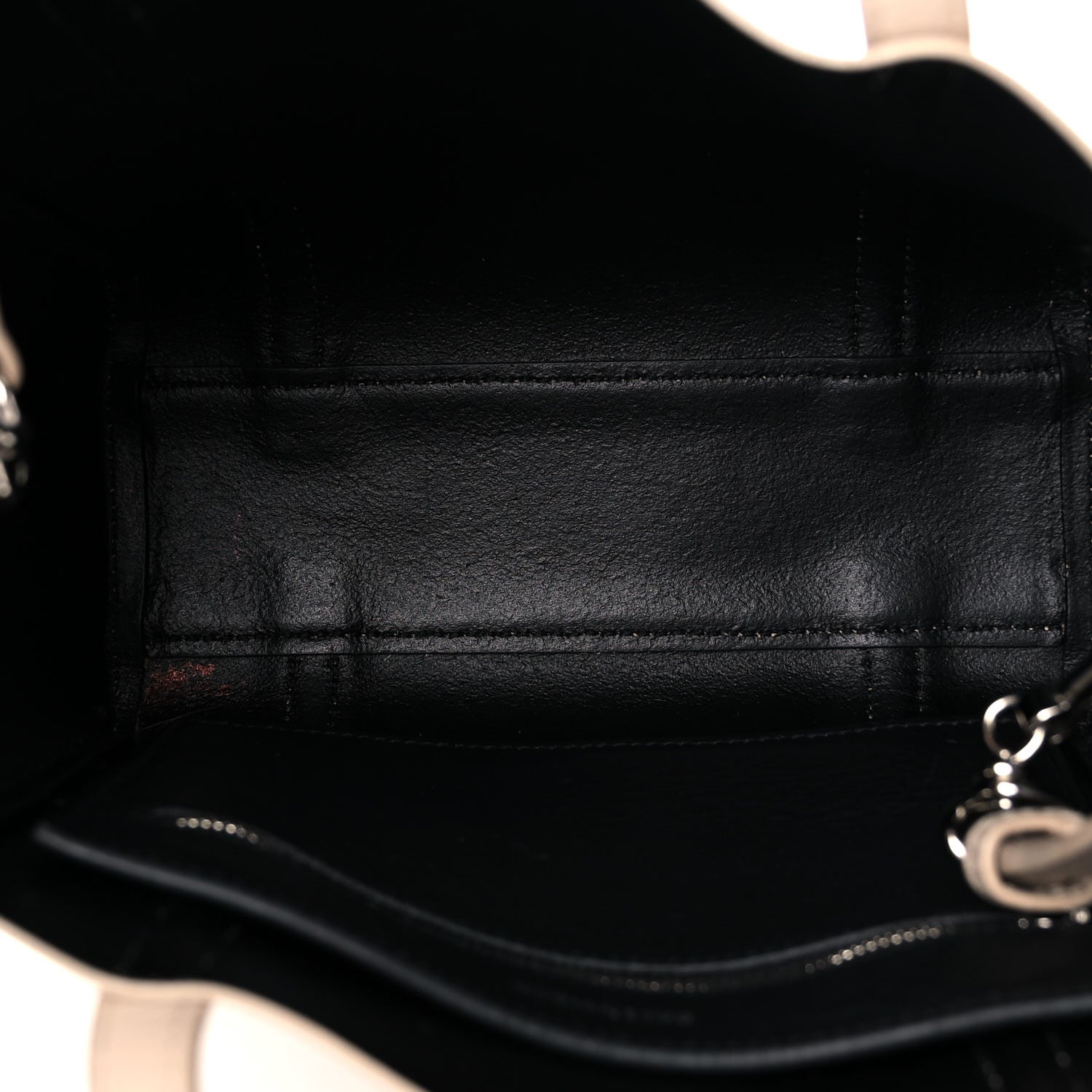 Balenciaga Smooth Calfskin Logo XXS Everyday Tote Light Beige Black 10 of 15